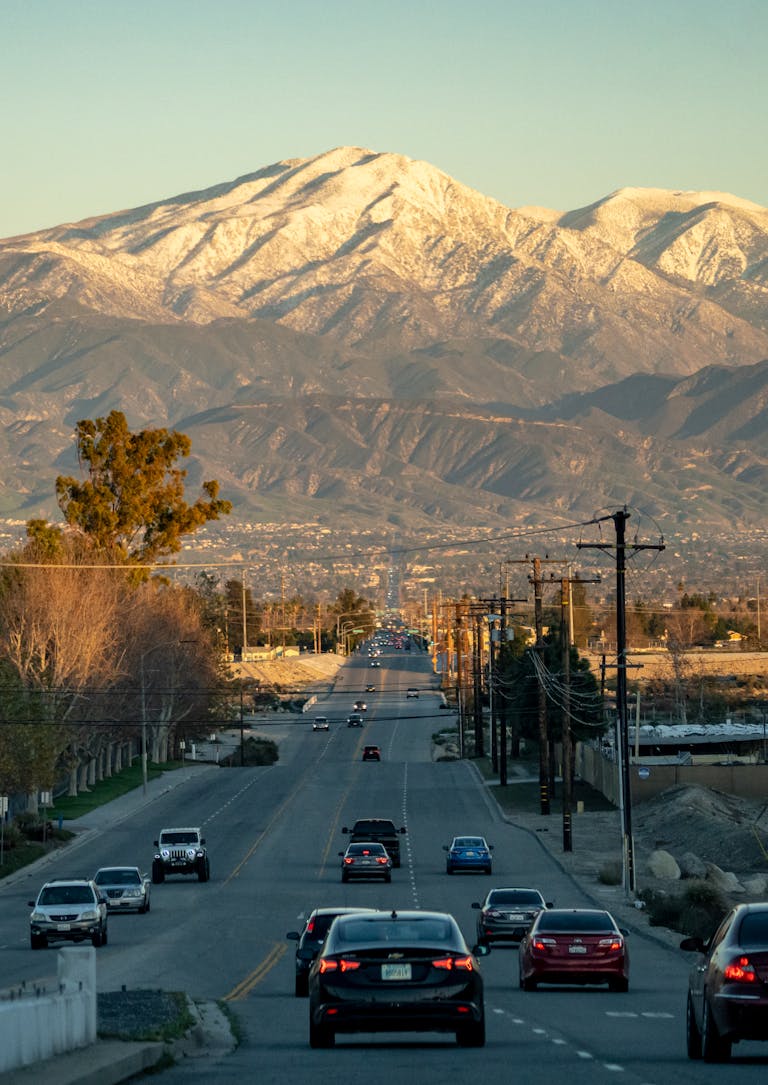Free stock photo of base line st, california, cars